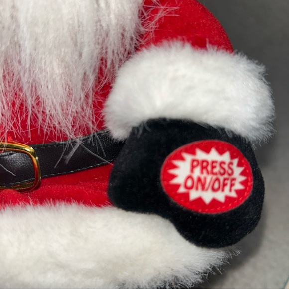 Main Joy Limited 7" x 7" singing Santa Claus Vintage Hong Kong loud singing - Picture 10 of 12